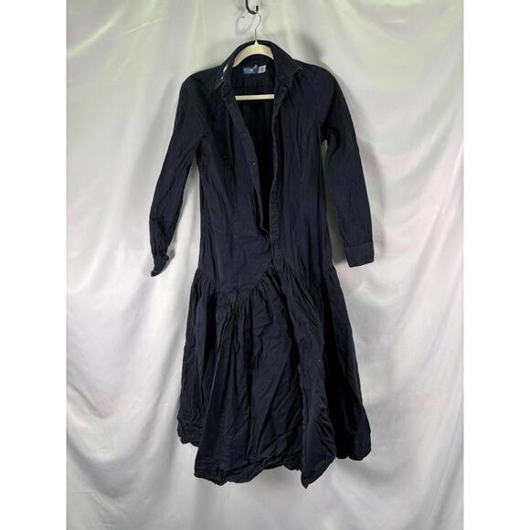 Polo Ralph Lauren Long Sleeve Day Dress Size 4 with Minor Discoloration - Picture 4 of 7